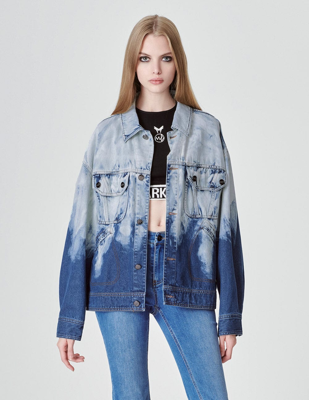 Unisex Washed Denim Jacket