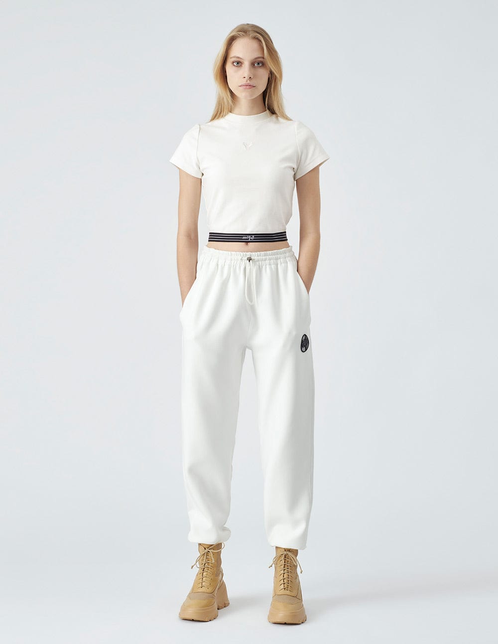 Women's Small Turtleneck All-Match Short Tight T-Shirt