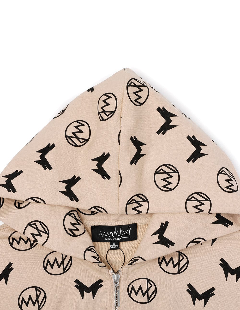 Women's Beige Hooded Casual Jacket