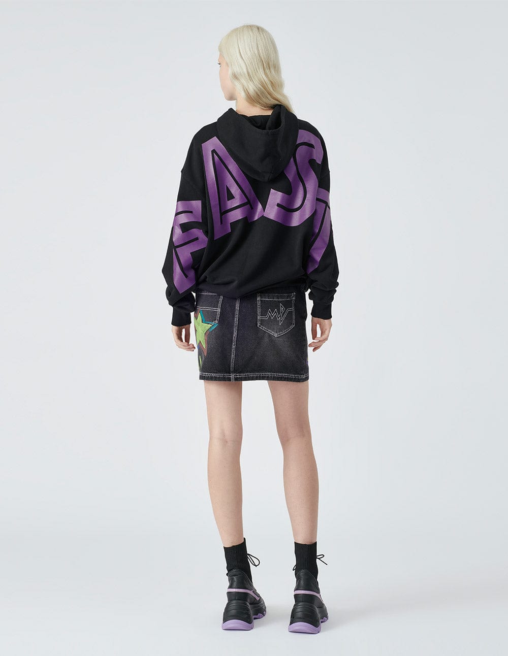 Unisex runway style hooded sweater