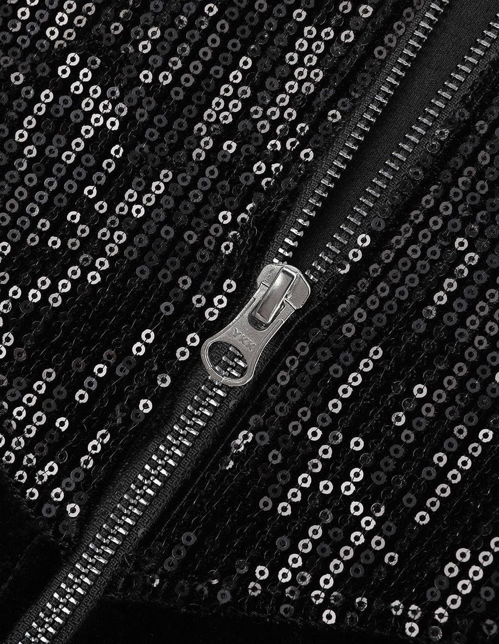 Unisex Style Hot Silver Knit Hooded Jacket