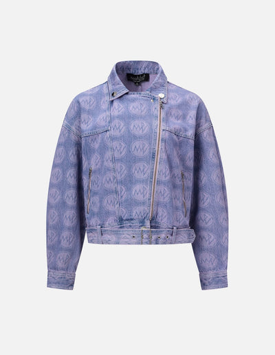 Louis Vuitton 2020 Monogram Spray Denim Jacket - Blue Casual